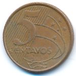 Brazil, 5 centavos, 2003