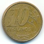 Brazil, 10 centavos, 2003