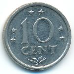 Антильские острова, 10 центов (1970–1985 г.)