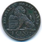 Бельгия, 1 сентим (1907 г.)