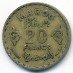 Марокко, 20 франков (1951 г.)
