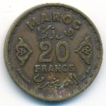 Марокко, 20 франков (1951 г.)