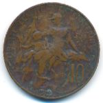 France, 10 centimes, 1912