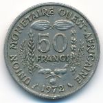 Западная Африка, 50 франков (1972 г.)