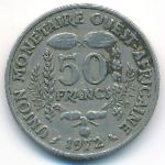 Западная Африка, 50 франков (1972 г.)