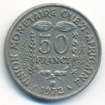 Западная Африка, 50 франков (1972 г.)