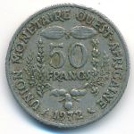 Западная Африка, 50 франков (1972 г.)