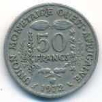Западная Африка, 50 франков (1972 г.)