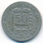 Западная Африка, 50 франков (1975 г.)