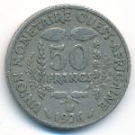 Западная Африка, 50 франков (1976 г.)