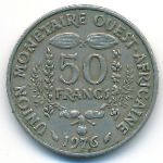 Западная Африка, 50 франков (1976 г.)