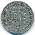 Западная Африка, 50 франков (1980 г.)