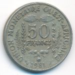 Западная Африка, 50 франков (1981 г.)