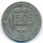 Западная Африка, 50 франков (1982 г.)