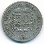 Западная Африка, 50 франков (1984 г.)