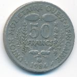 Западная Африка, 50 франков (1984 г.)
