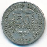 Западная Африка, 50 франков (1997 г.)