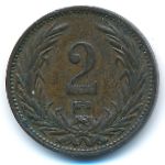 Венгрия, 2 филлера (1905 г.)