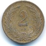 Венгрия, 2 филлера (1909 г.)