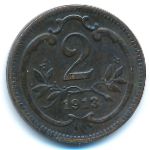 Австрия, 2 геллера (1913 г.)