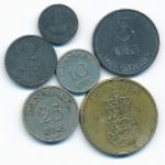 Denmark, Набор монет, 1951