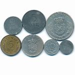 Дания, Набор монет (1963 г.)