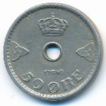 Норвегия, 50 эре (1946 г.)