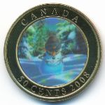 Canada, 50 cents, 2008