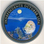 Palau, 1 dollar, 1994