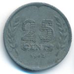 Нидерланды, 25 центов (1942 г.)