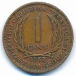 East Caribbean States, 1 cent, 1957