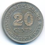 Малайя, 20 центов (1948–1950 г.)