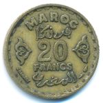 Марокко, 20 франков (1951 г.)