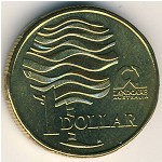 Australia, 1 dollar, 1993