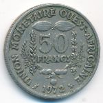 Западная Африка, 50 франков (1972 г.)