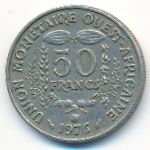 Западная Африка, 50 франков (1976 г.)