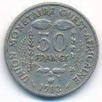 Западная Африка, 50 франков (1982 г.)