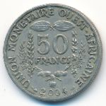 Западная Африка, 50 франков (2004 г.)
