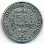 Западная Африка, 50 франков (1972 г.)