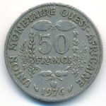 Западная Африка, 50 франков (1976 г.)