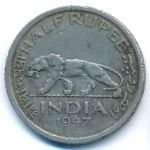 Британская Индия, 1/2 рупии (1947 г.)