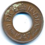 British West Indies, 1 pice, 1947