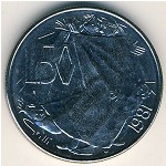 San Marino, 50 lire, 1981