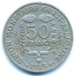 Западная Африка, 50 франков (1975 г.)