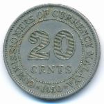 Малайя, 20 центов (1950 г.)