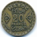Марокко, 20 франков (1951 г.)
