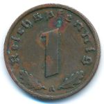 Третий Рейх, 1 рейхспфенниг (1939 г.)