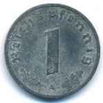 Третий Рейх, 1 рейхспфенниг (1942 г.)