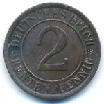 Веймарская республика, 2 рентенпфеннига (1924 г.)
