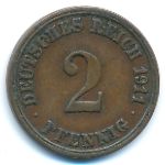 Германия, 2 пфеннига (1911 г.)